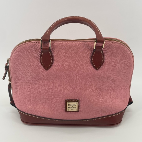 Dooney & Bourke Handbags - Dooney & Bourke Pebble Grain Zip Satchel